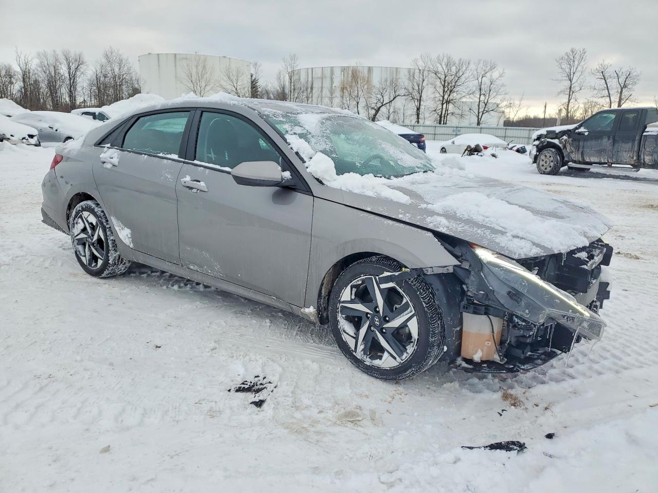 2023 Hyundai Elantra Sel Gray vin: KMHLS4AG5PU508697