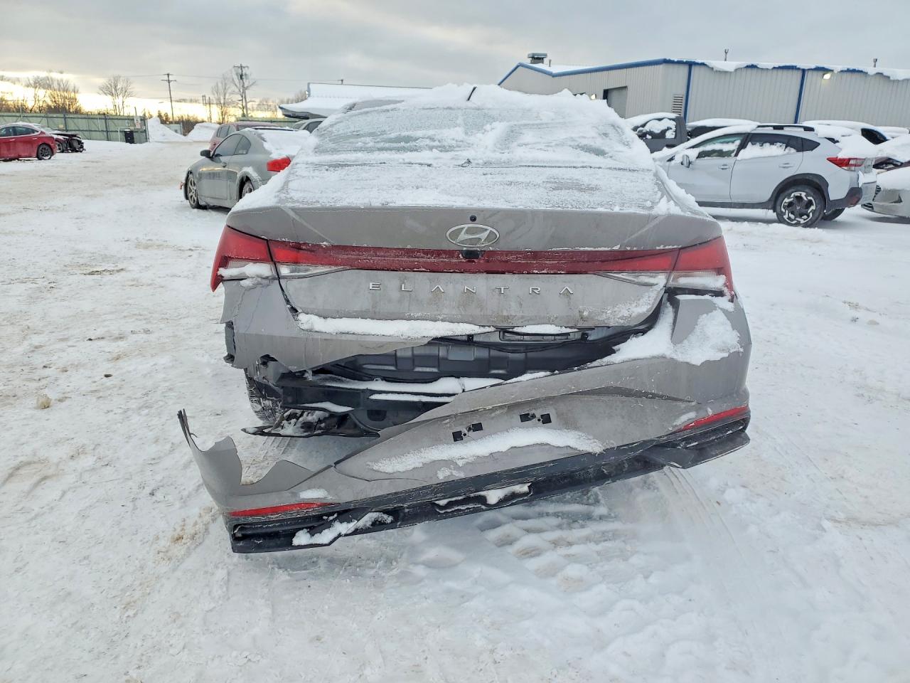 2023 Hyundai Elantra Sel Gray vin: KMHLS4AG5PU508697