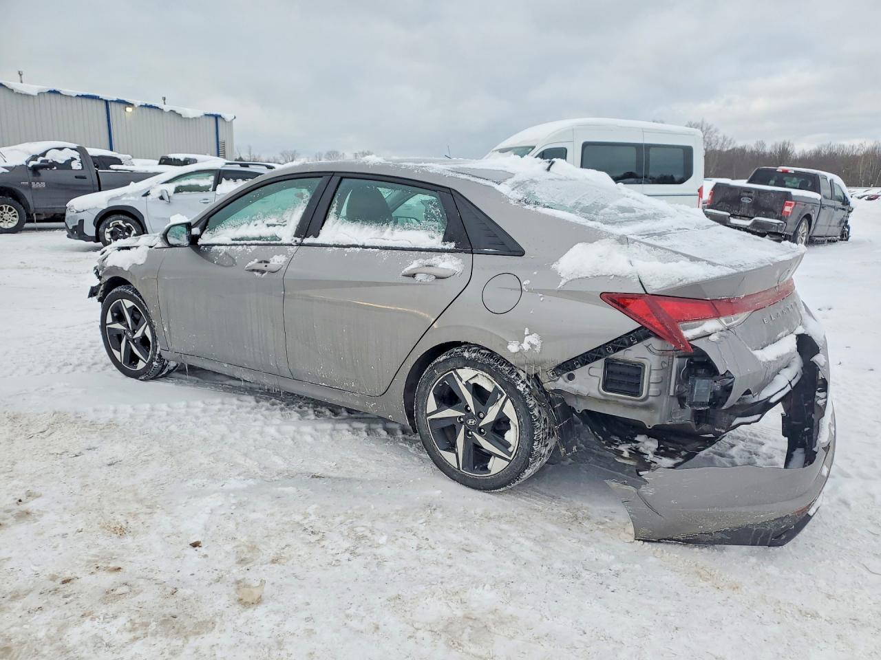 2023 Hyundai Elantra Sel Gray vin: KMHLS4AG5PU508697