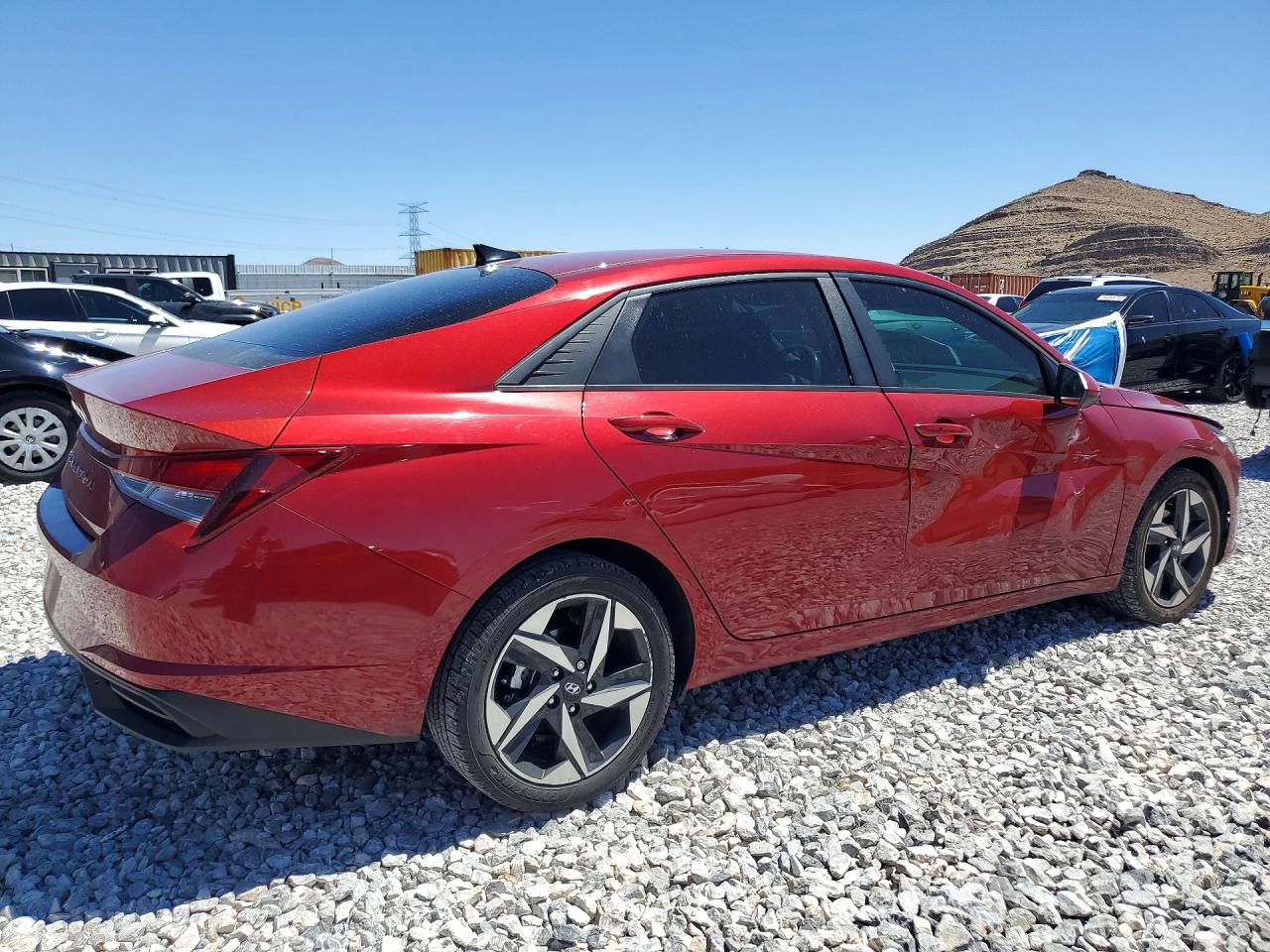2023 Hyundai Elantra Sel Red vin: KMHLS4AG5PU591127