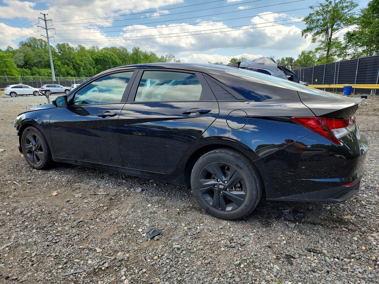 2021 Hyundai Elantra Sel Black vin: KMHLS4AG7MU131088
