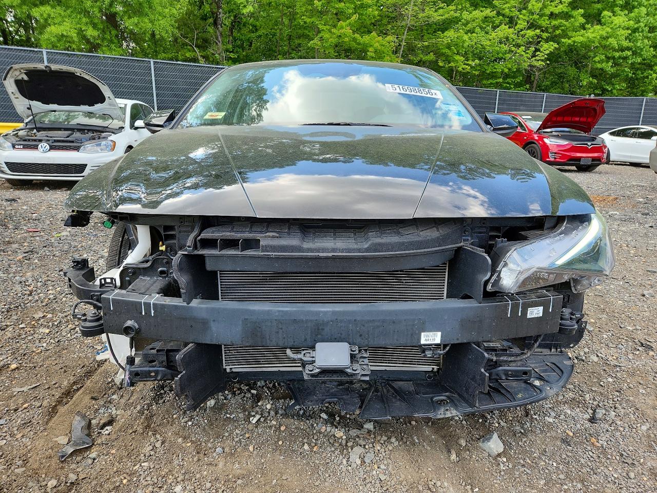 2021 Hyundai Elantra Sel Black vin: KMHLS4AG7MU131088