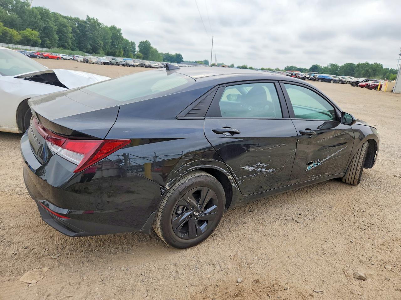 2022 Hyundai Elantra Sel Black vin: KMHLS4AG7NU233122