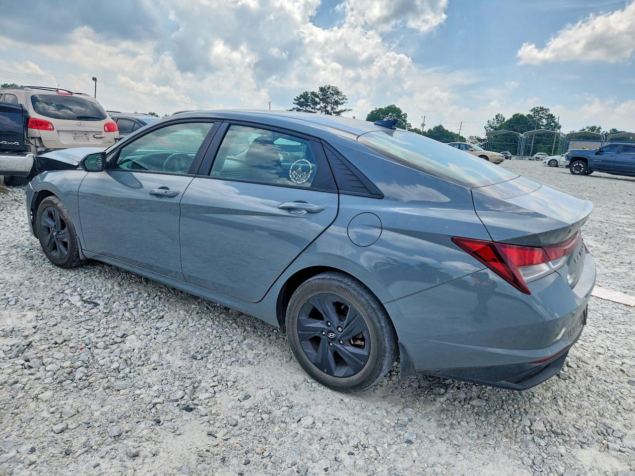 2022 Hyundai Elantra Sel Gray vin: KMHLS4AG7NU367628