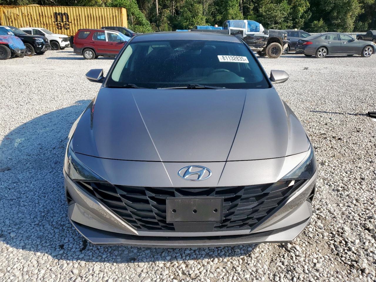2021 Hyundai Elantra Sel Gray vin: KMHLS4AG8MU147185