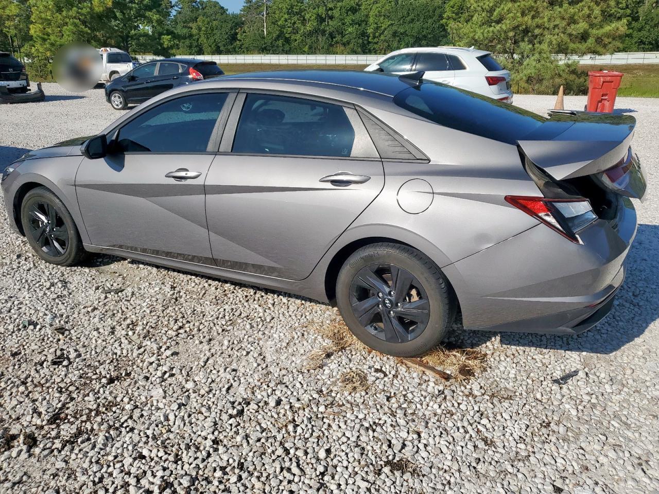 2021 Hyundai Elantra Sel Gray vin: KMHLS4AG8MU147185