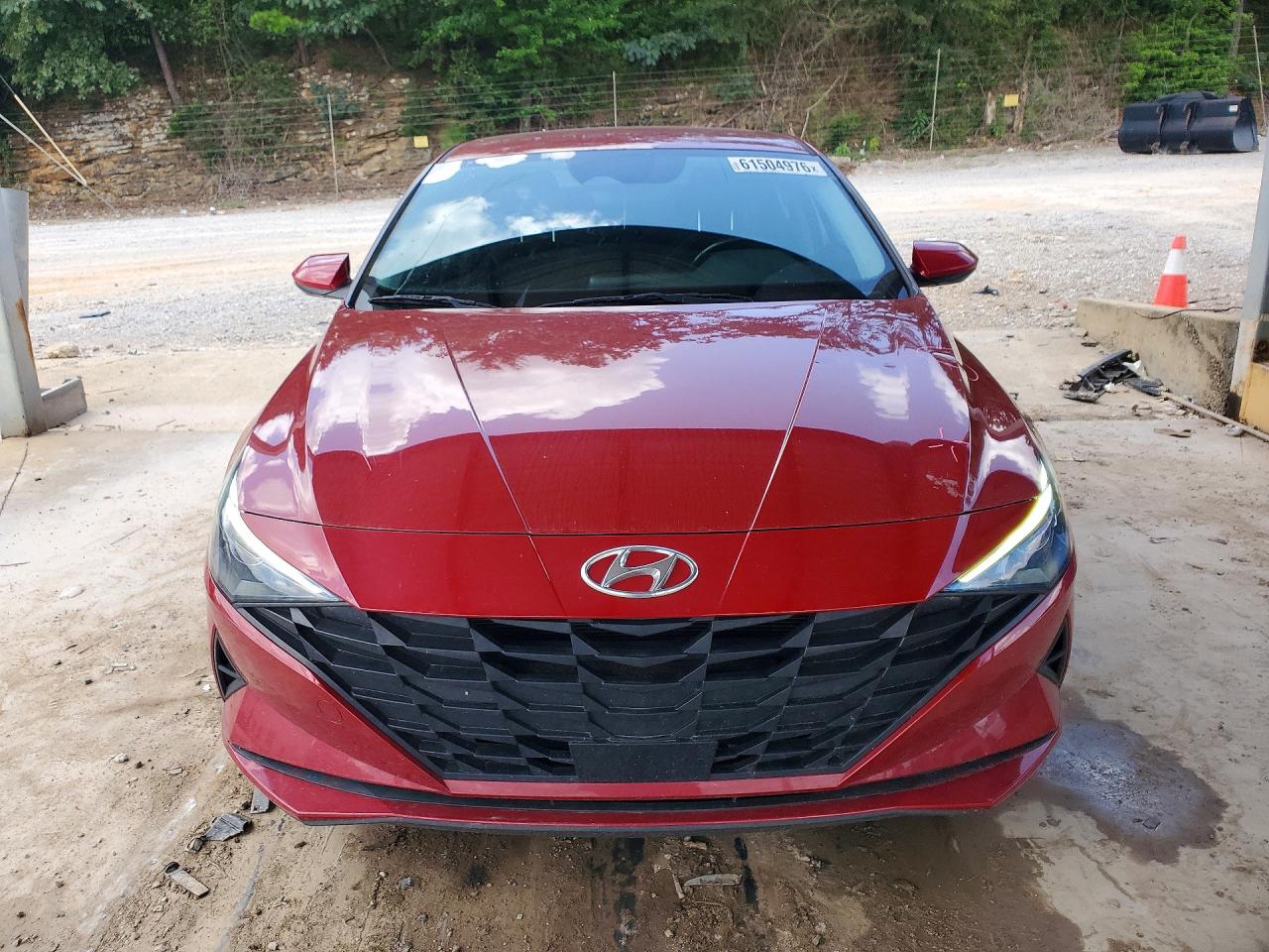 2022 Hyundai Elantra Sel Red vin: KMHLS4AG8NU275587