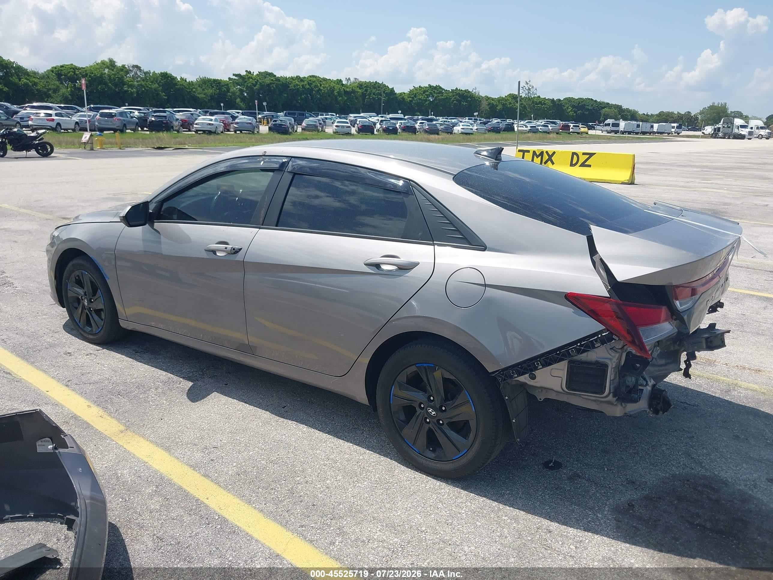 2022 Hyundai Elantra Sel Gray vin: KMHLS4AG8NU367380
