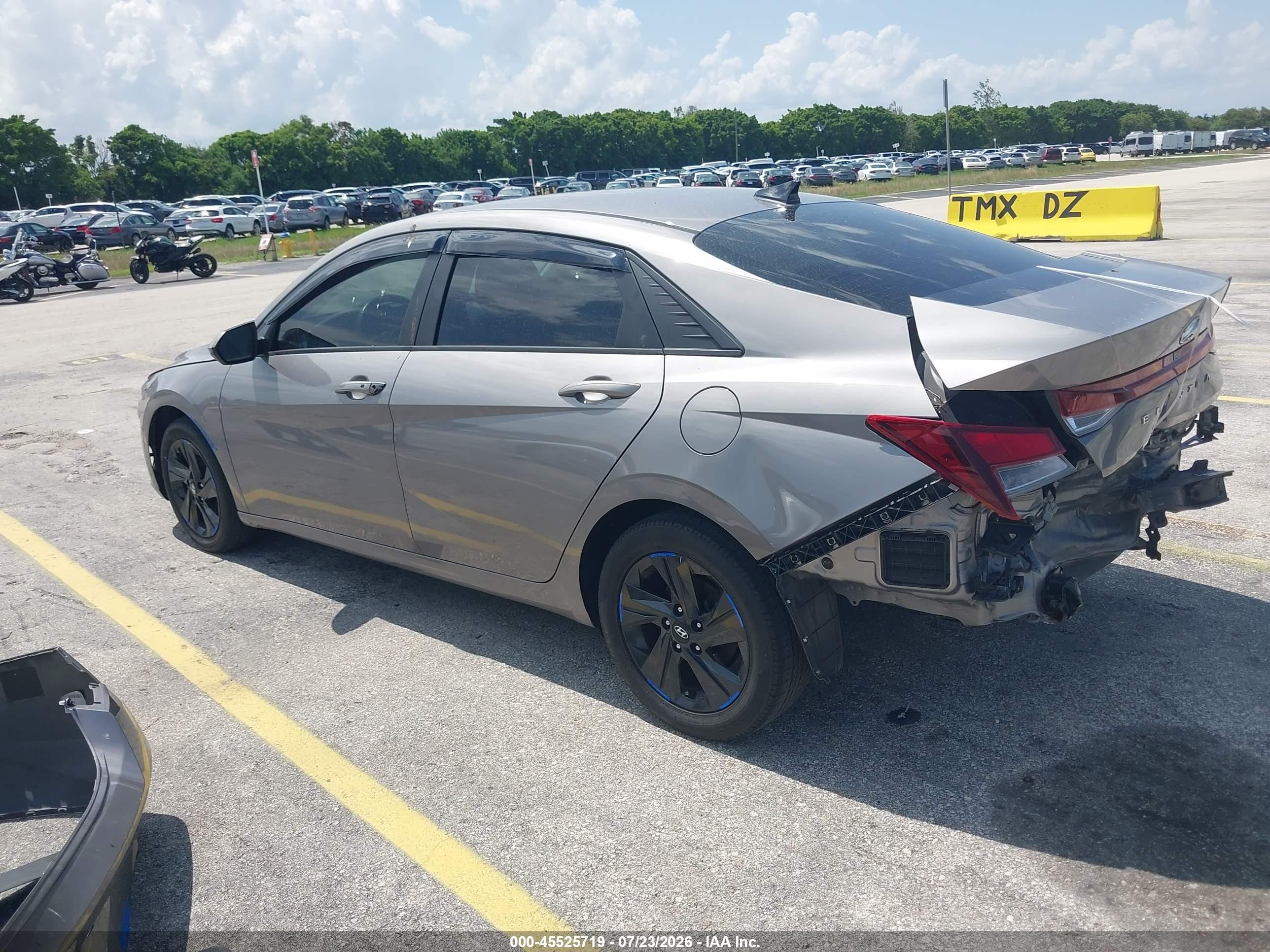 2022 Hyundai Elantra Sel Gray vin: KMHLS4AG8NU367380