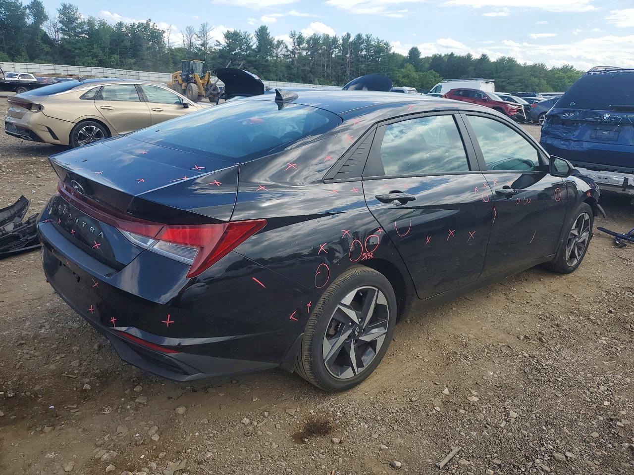 2023 Hyundai Elantra Sel Black vin: KMHLS4AG8PU572054