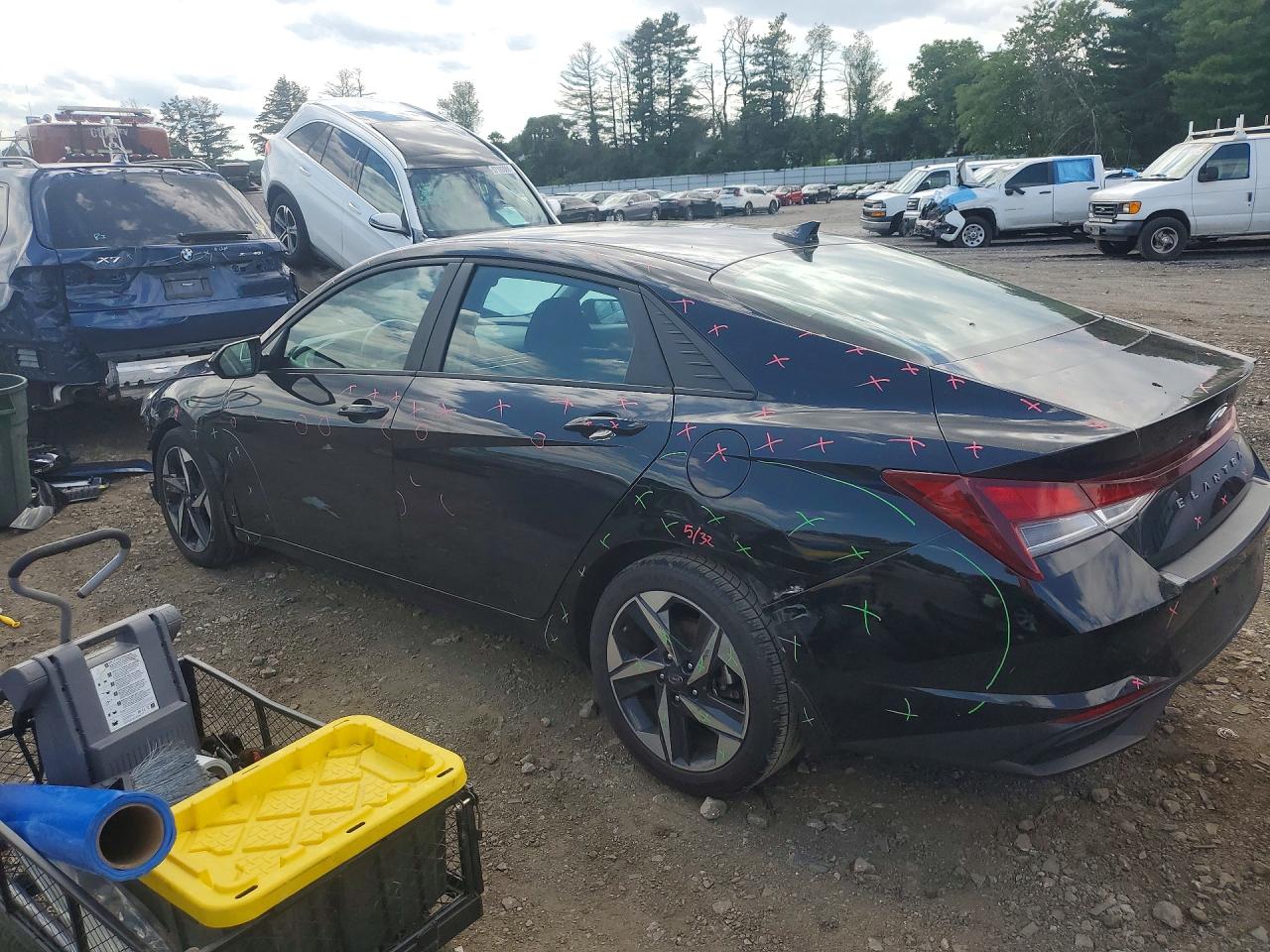 2023 Hyundai Elantra Sel Black vin: KMHLS4AG8PU572054