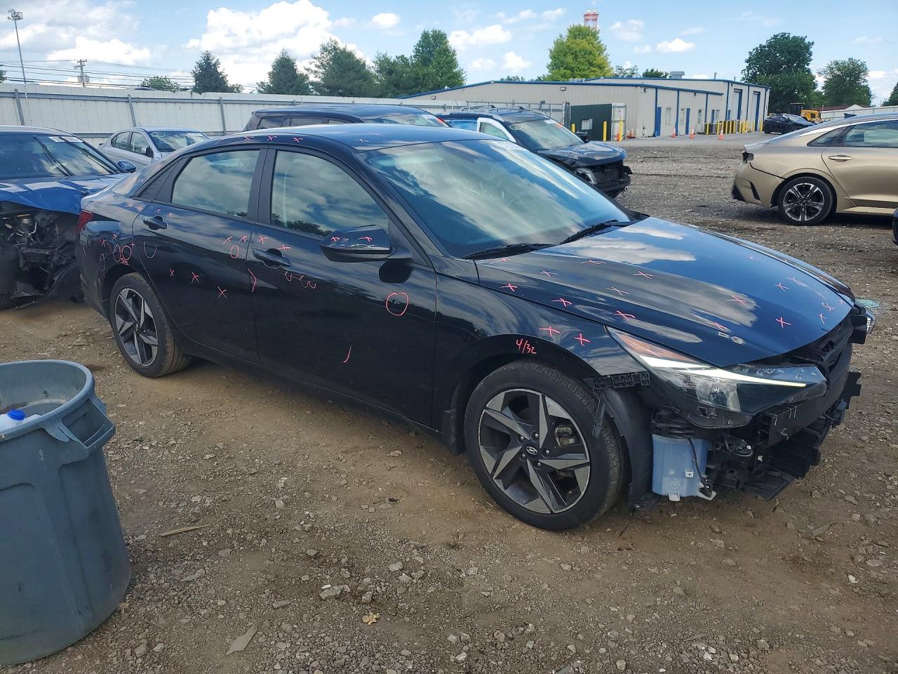 2023 Hyundai Elantra Sel Black vin: KMHLS4AG8PU572054