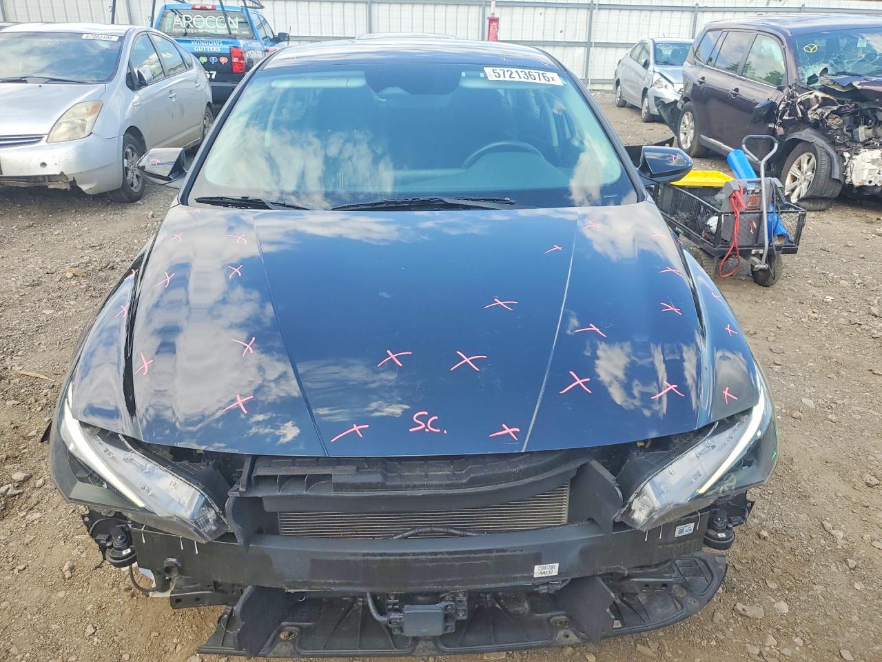 2023 Hyundai Elantra Sel Black vin: KMHLS4AG8PU572054