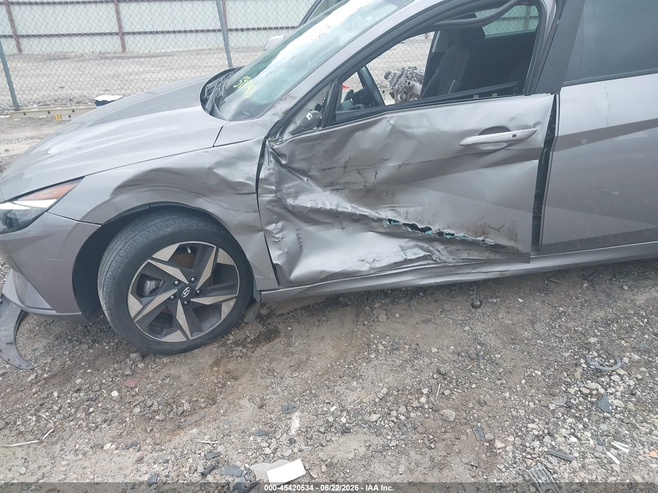 2023 Hyundai Elantra Sel Gray vin: KMHLS4AG8PU590943