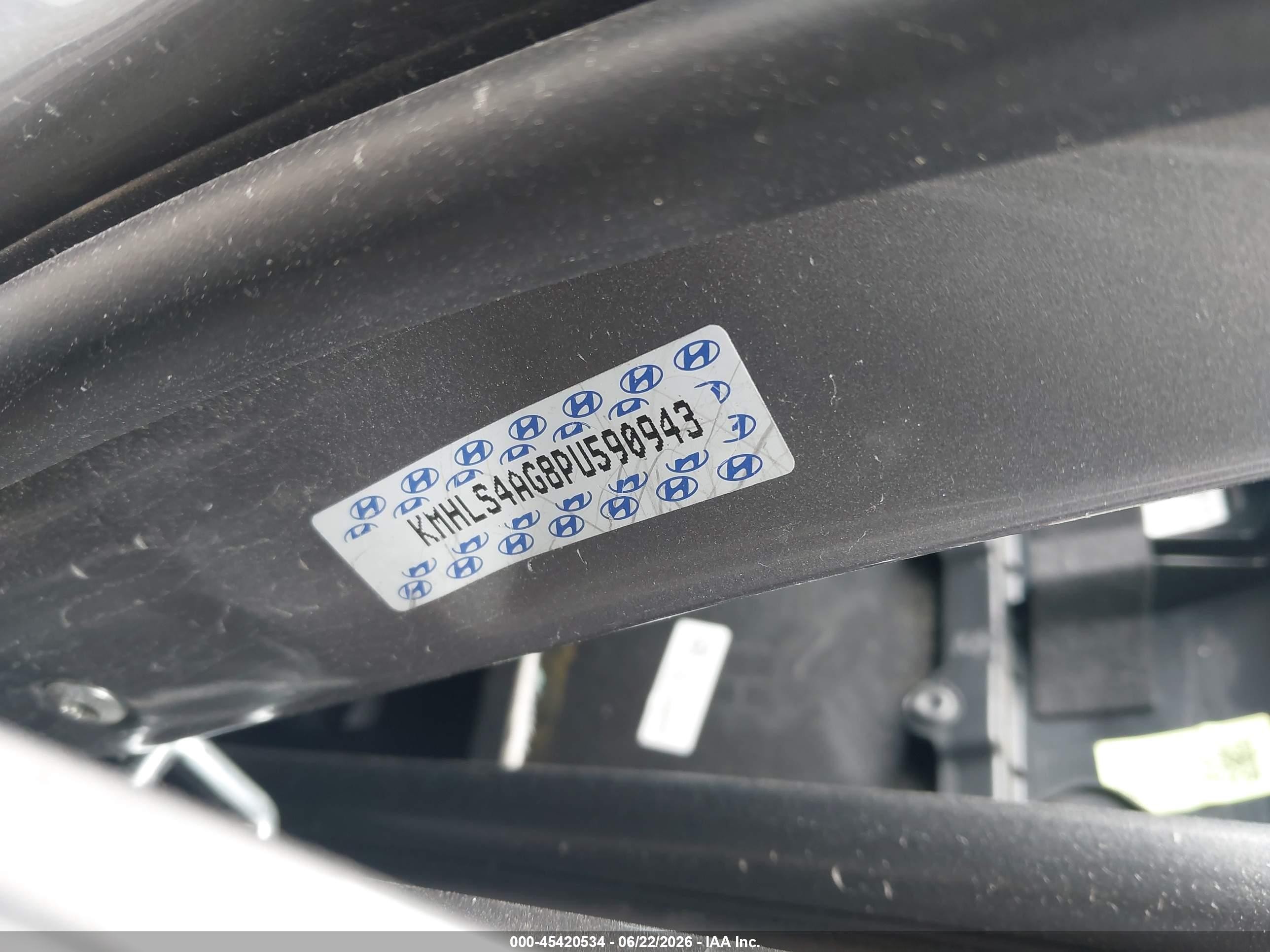 2023 Hyundai Elantra Sel Gray vin: KMHLS4AG8PU590943