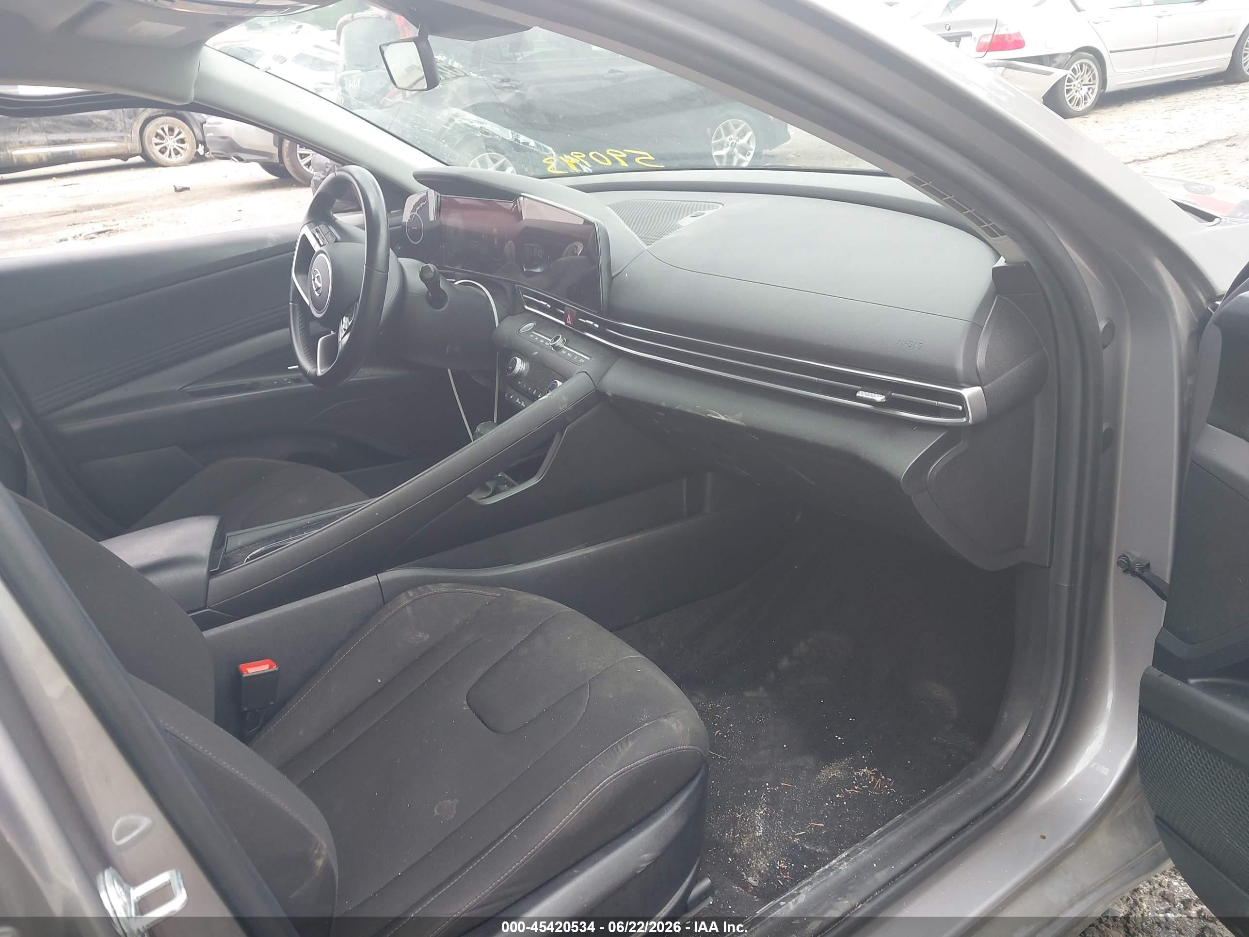 2023 Hyundai Elantra Sel Gray vin: KMHLS4AG8PU590943