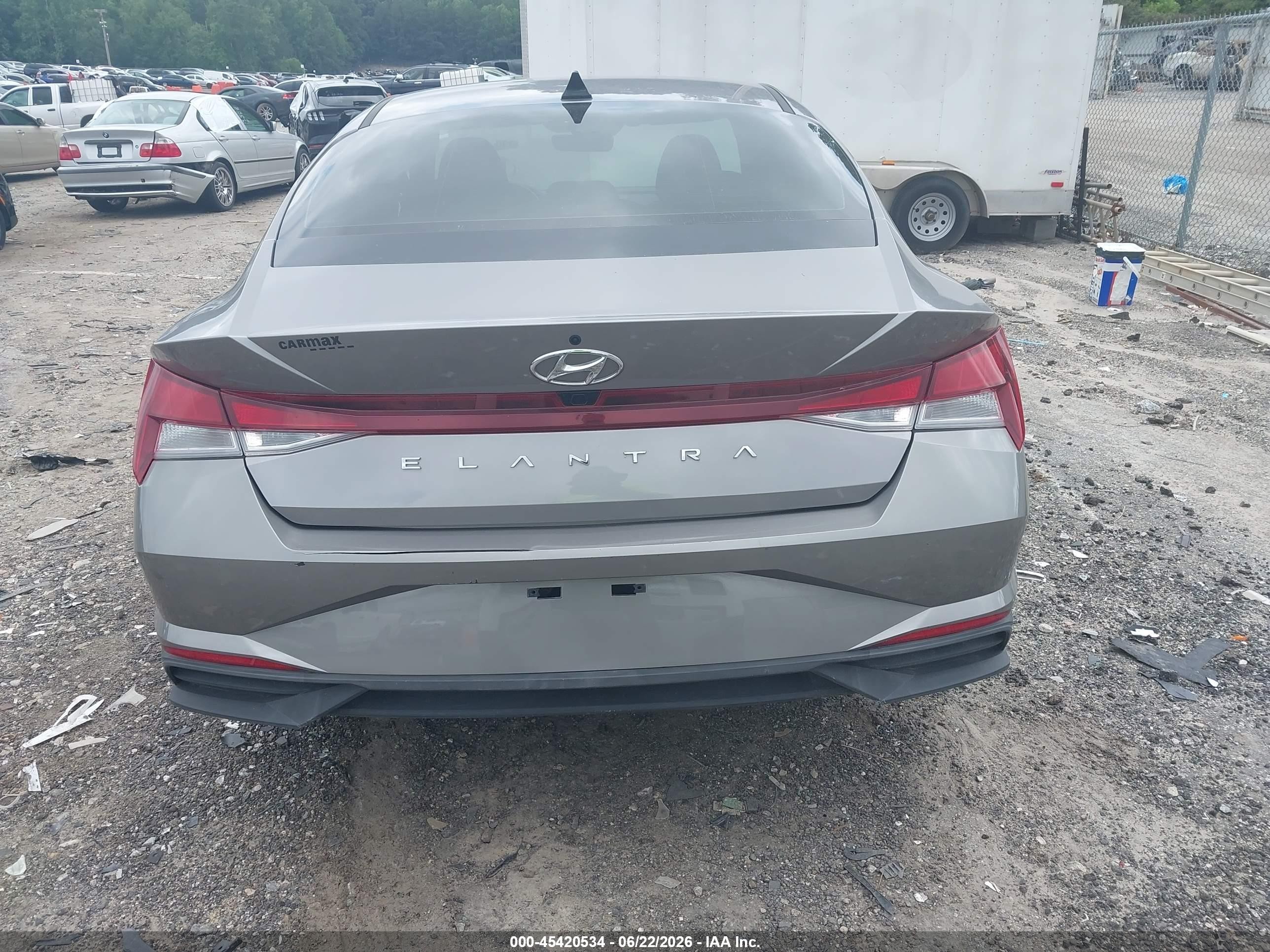 2023 Hyundai Elantra Sel Gray vin: KMHLS4AG8PU590943