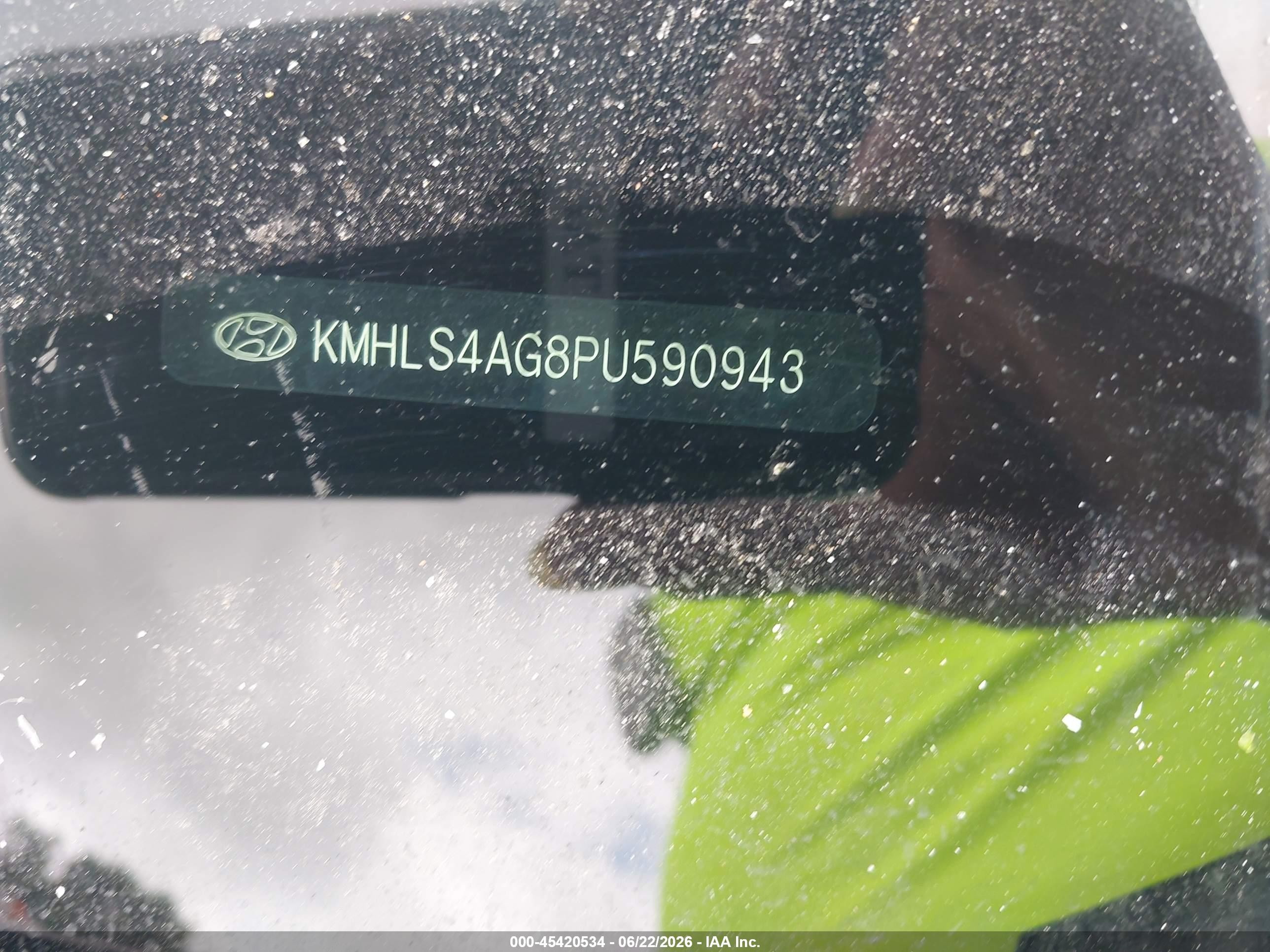 2023 Hyundai Elantra Sel Gray vin: KMHLS4AG8PU590943