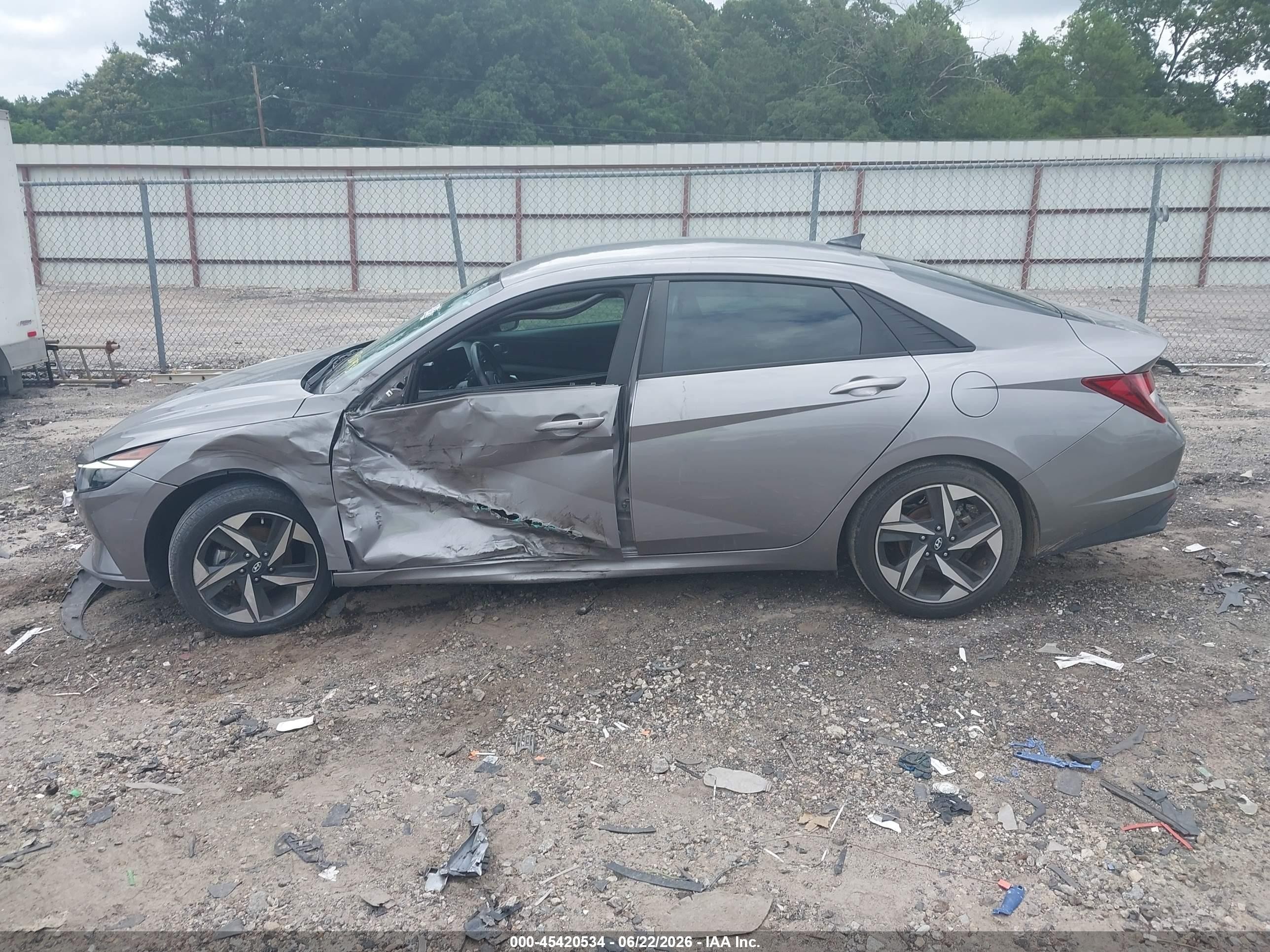 2023 Hyundai Elantra Sel Gray vin: KMHLS4AG8PU590943