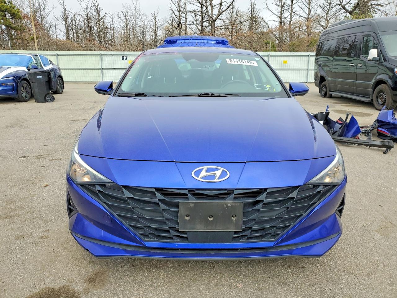 2022 Hyundai Elantra Sel Blue vin: KMHLS4AG9NU336218