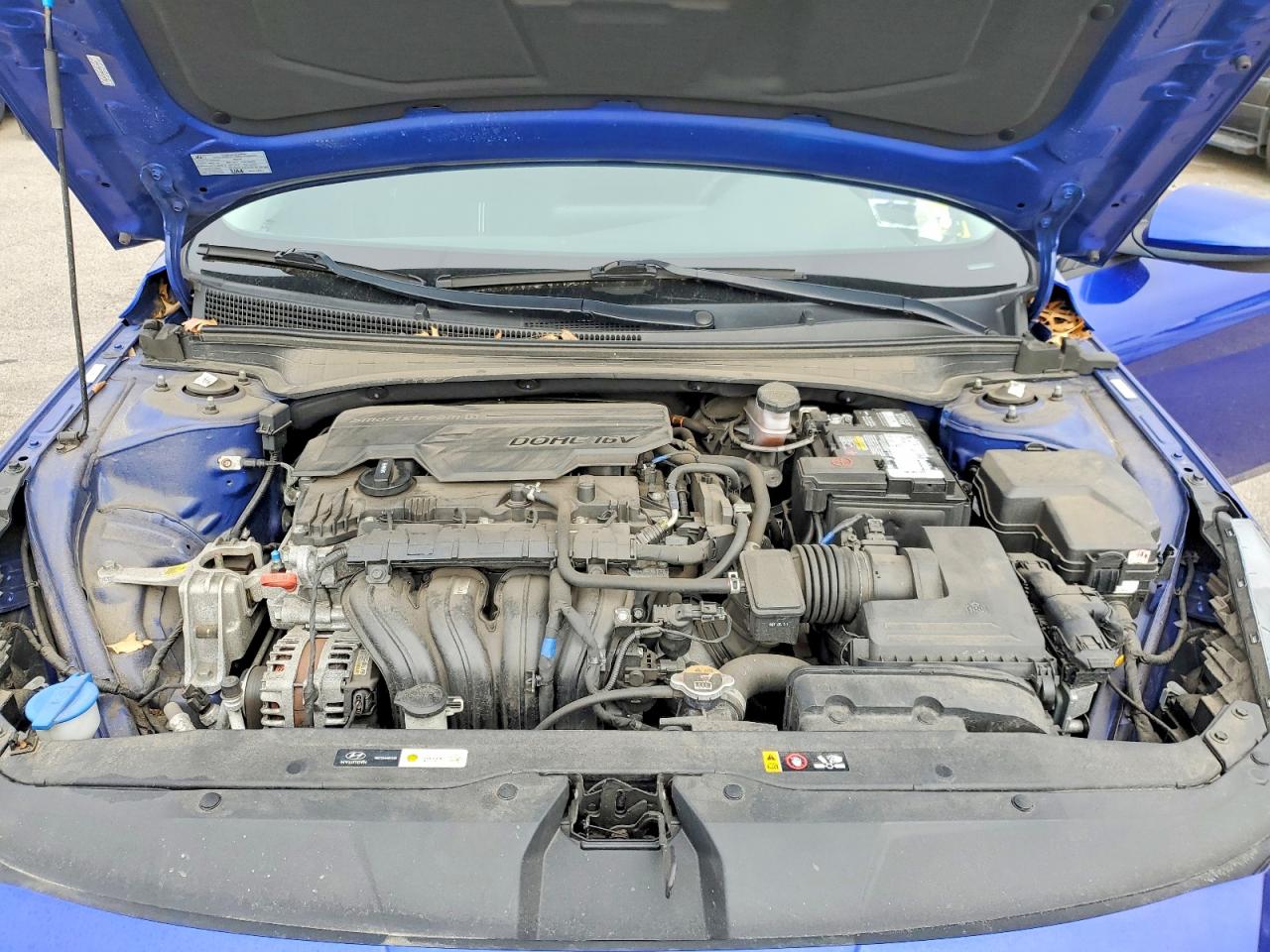 2022 Hyundai Elantra Sel Blue vin: KMHLS4AG9NU336218