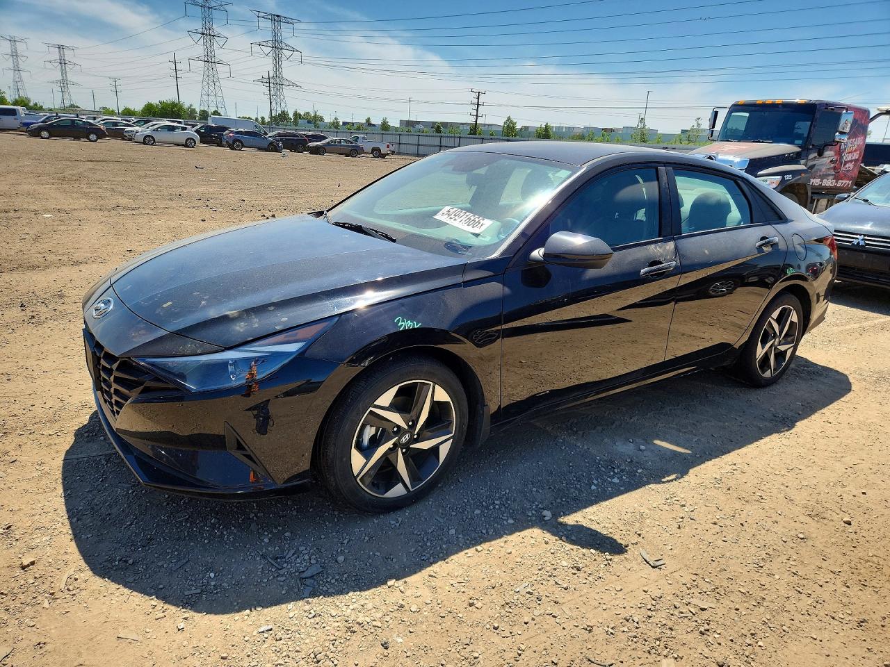 2023 Hyundai Elantra Sel Black vin: KMHLS4AG9PU555084