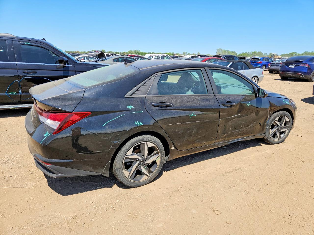 2023 Hyundai Elantra Sel Black vin: KMHLS4AG9PU555084