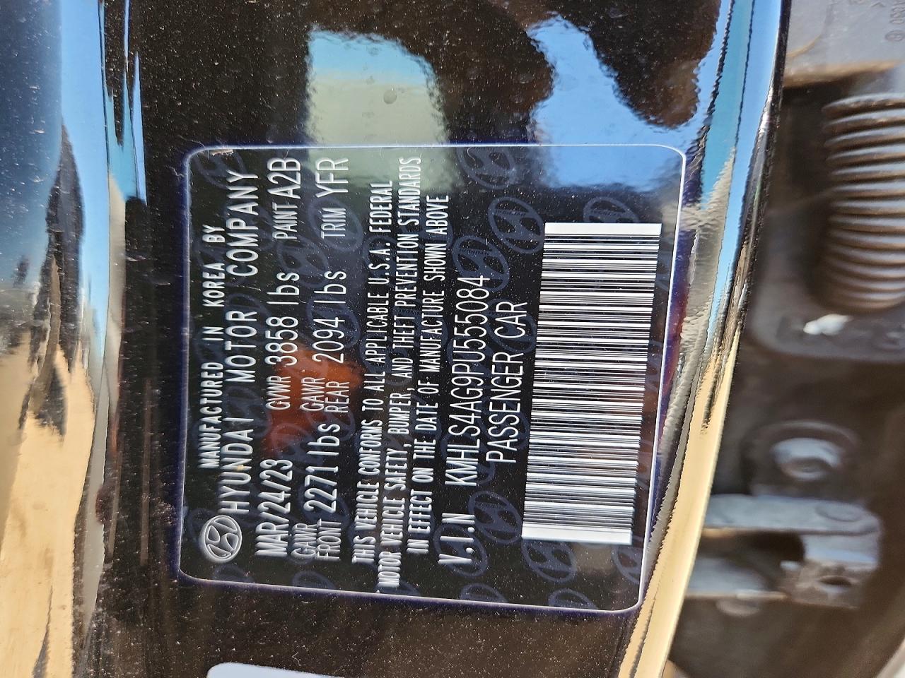 2023 Hyundai Elantra Sel Black vin: KMHLS4AG9PU555084