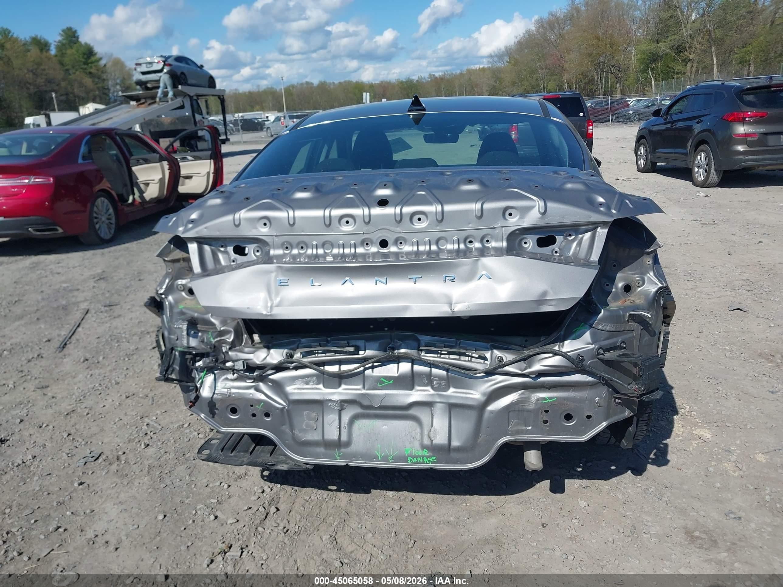2022 Hyundai Elantra Sel Серый vin: KMHLS4AGXNU263277