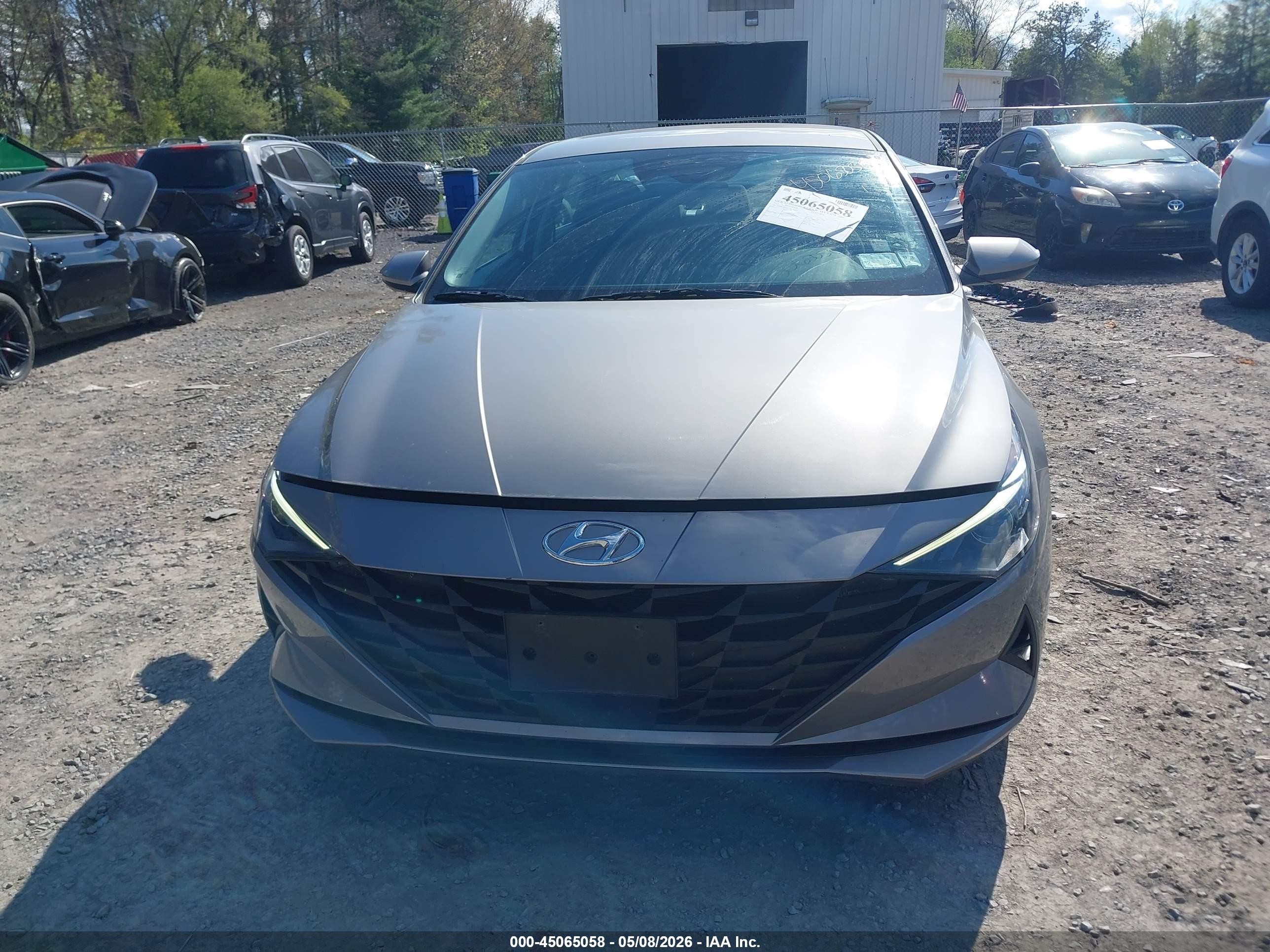 2022 Hyundai Elantra Sel Серый vin: KMHLS4AGXNU263277