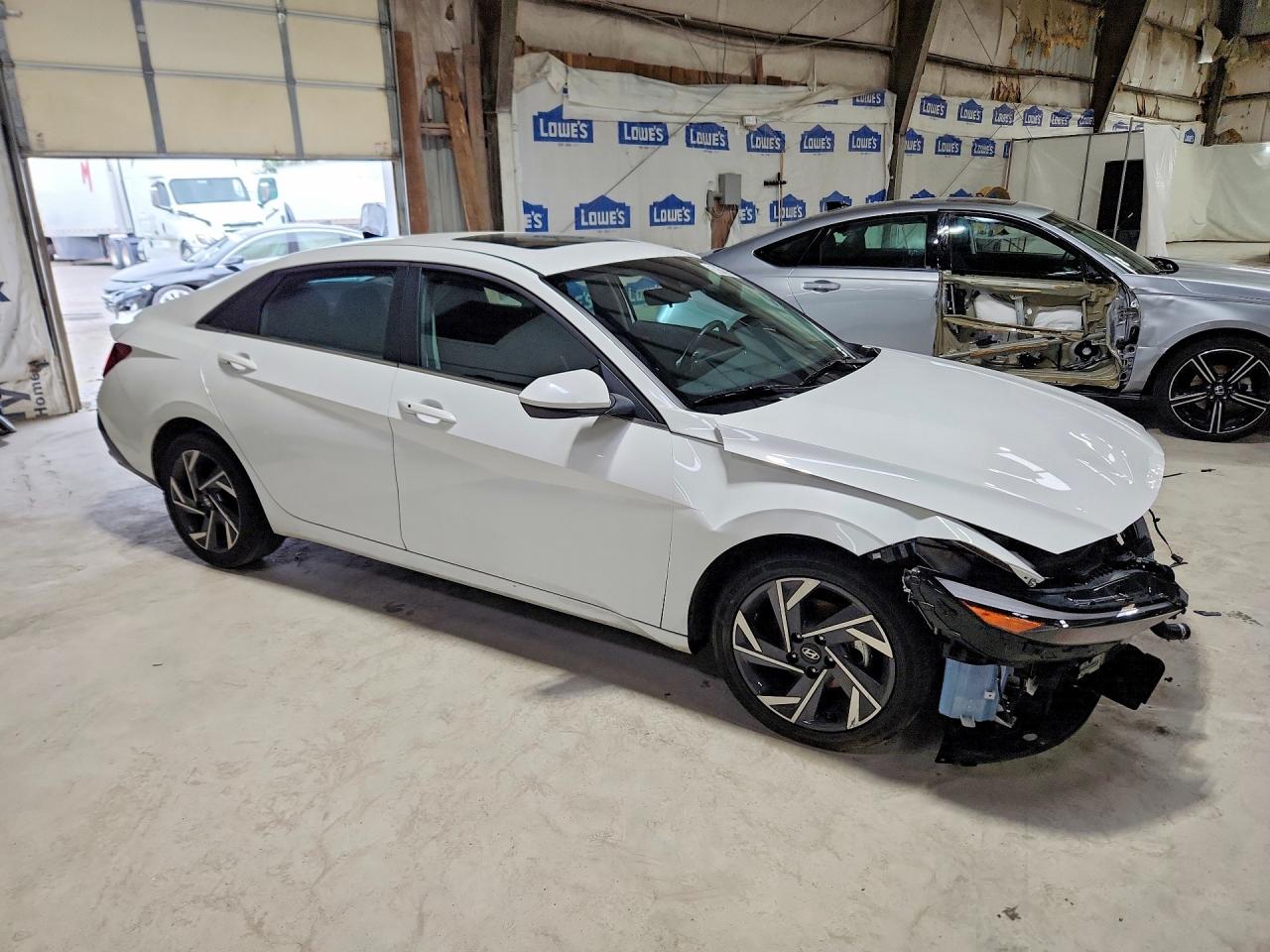 2025 Hyundai Elantra Sel White vin: KMHLS4DG0SU862423