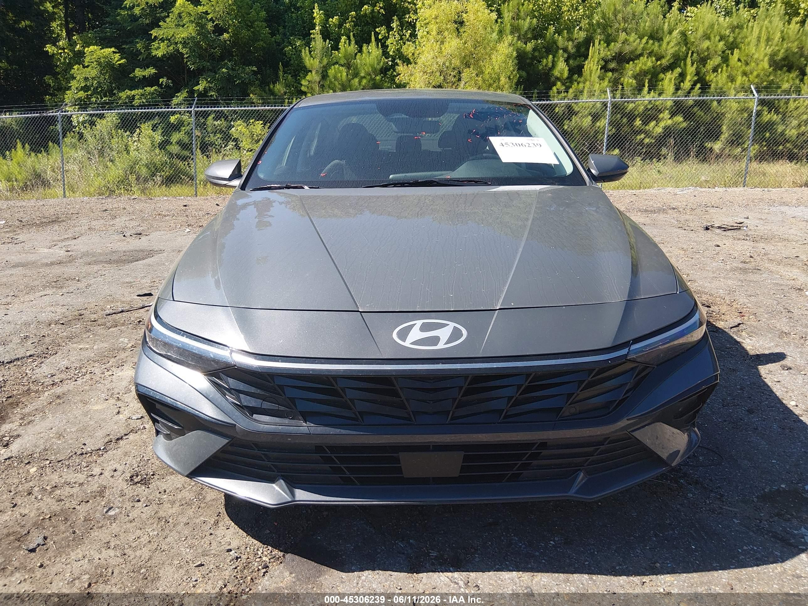 2025 Hyundai Elantra Sel Convenience Gray vin: KMHLS4DG0SU978317