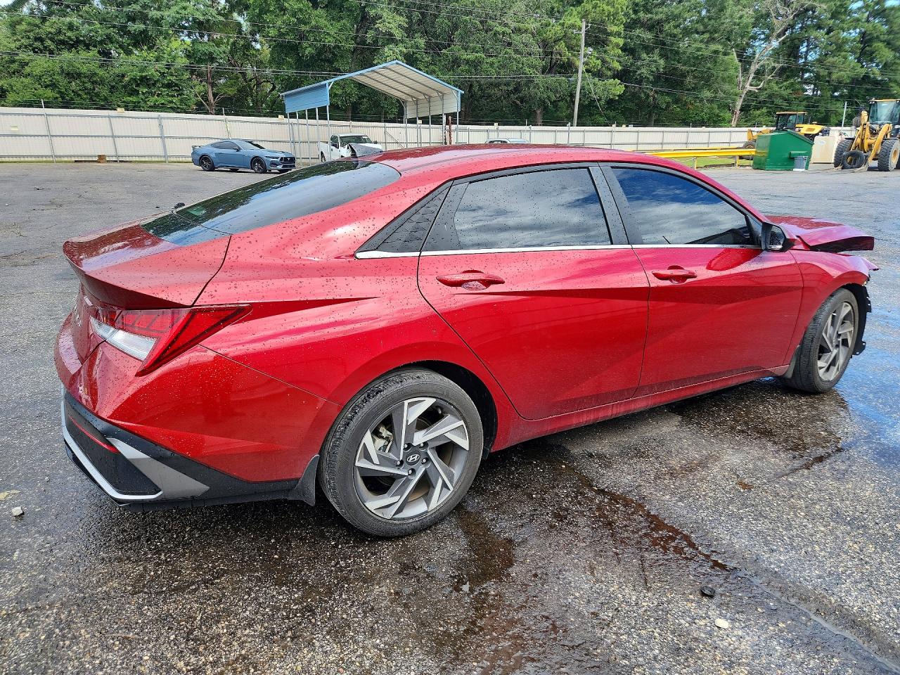 2025 Hyundai Elantra Sel Красный vin: KMHLS4DG1SU854444