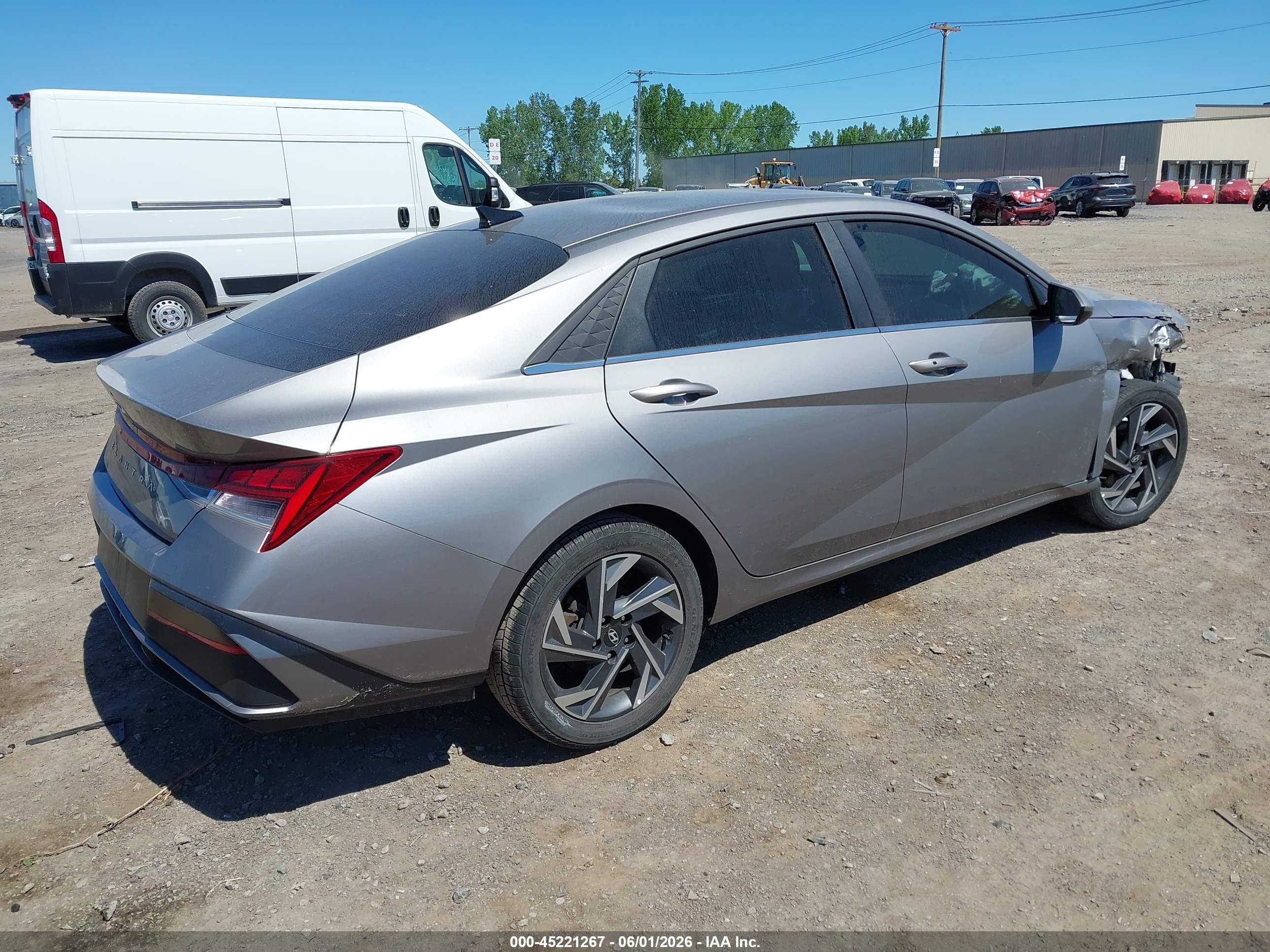 2024 Hyundai Elantra Sel Gray vin: KMHLS4DG2RU655302