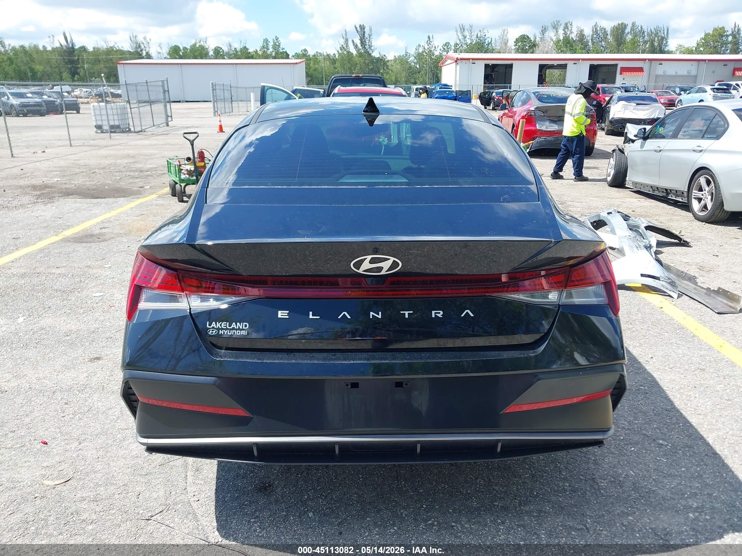 2024 Hyundai Elantra Sel Черный vin: KMHLS4DG2RU687988