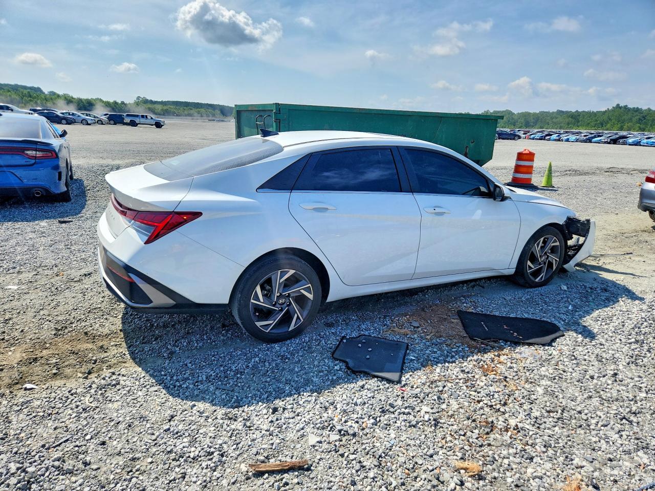 2024 Hyundai Elantra Sel White vin: KMHLS4DG3RU786240