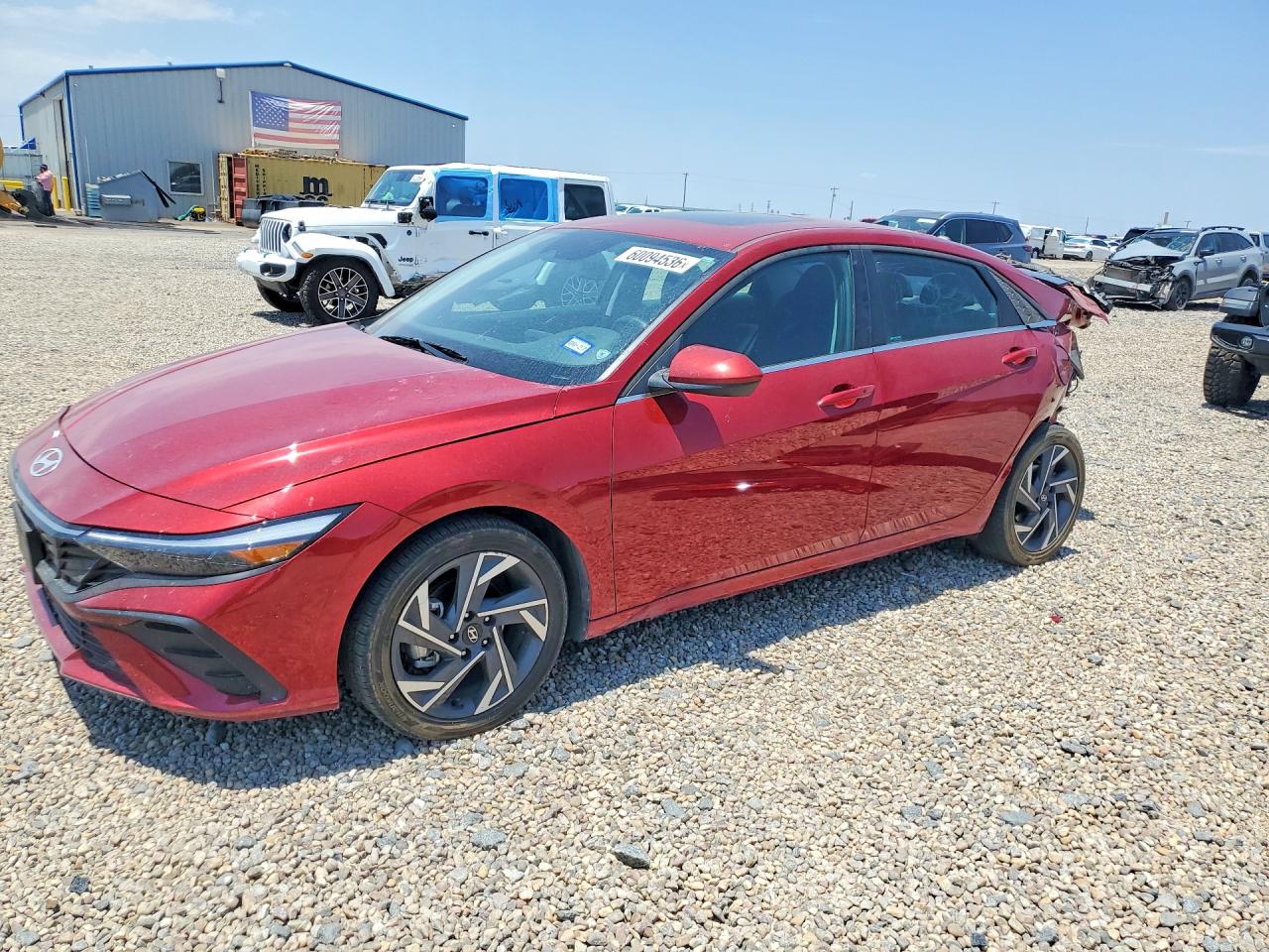 2025 Hyundai Elantra Sel Red vin: KMHLS4DG4SU963075