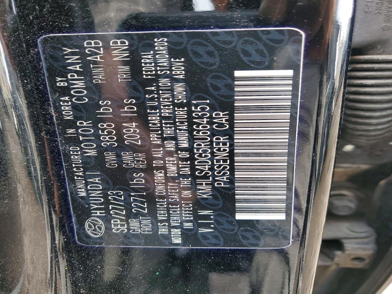 2024 Hyundai Elantra Sel Black vin: KMHLS4DG5RU664351