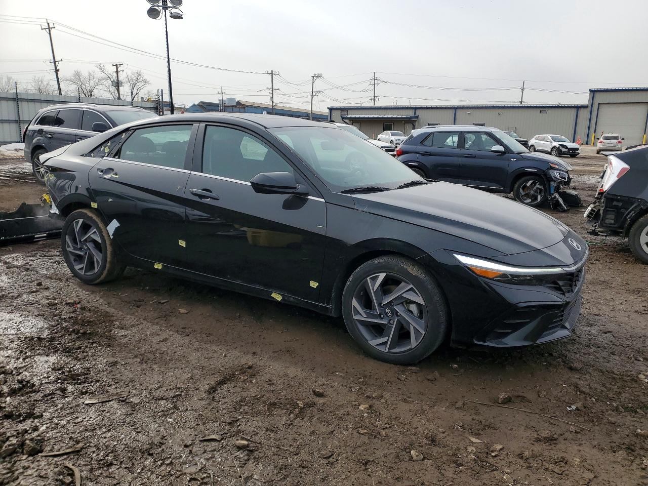 2024 Hyundai Elantra Sel Black vin: KMHLS4DG5RU664351
