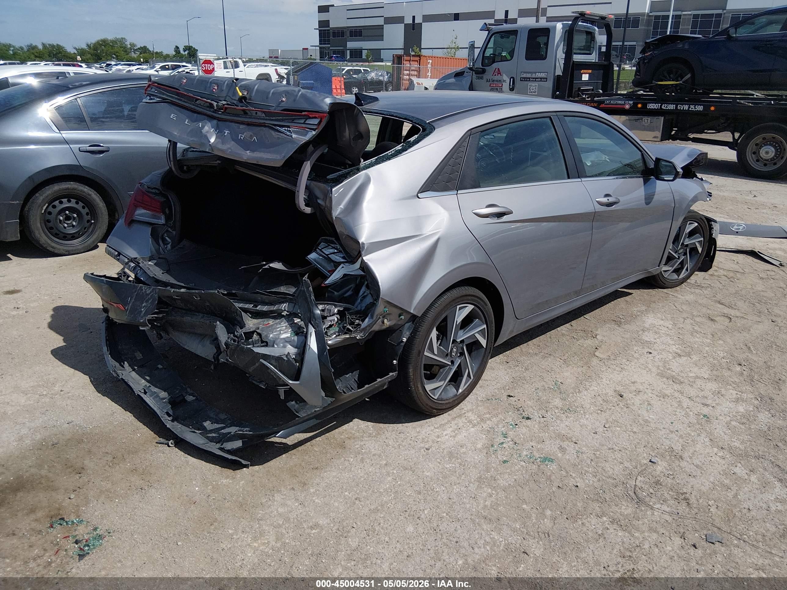 2025 Hyundai Elantra Sel Convenience Gray vin: KMHLS4DG5SU909879