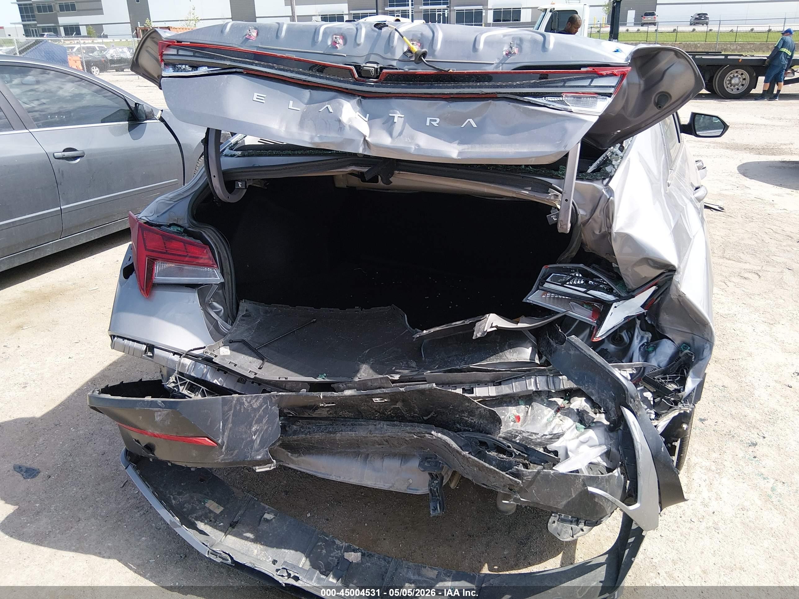 2025 Hyundai Elantra Sel Convenience Gray vin: KMHLS4DG5SU909879