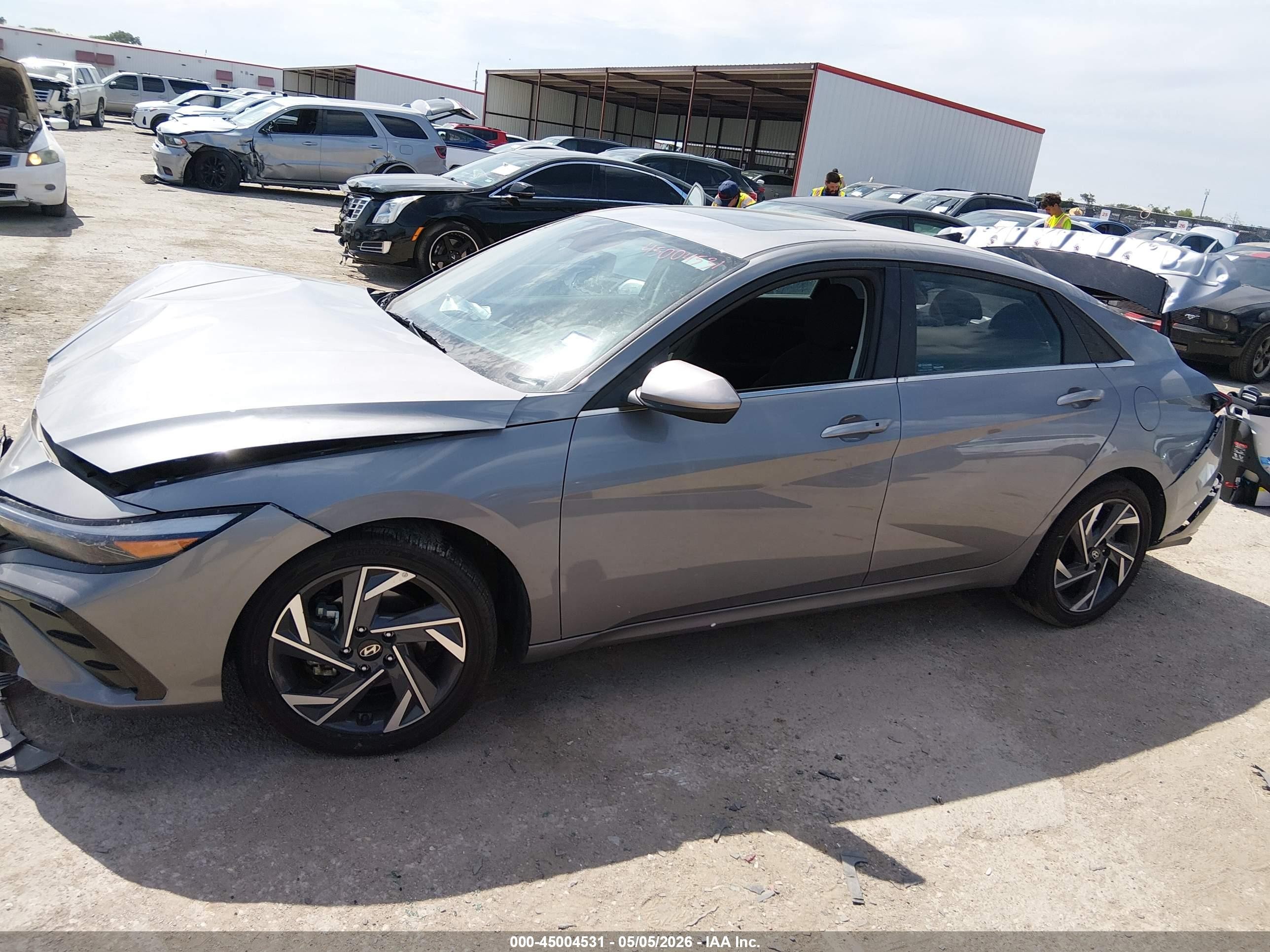 2025 Hyundai Elantra Sel Convenience Gray vin: KMHLS4DG5SU909879