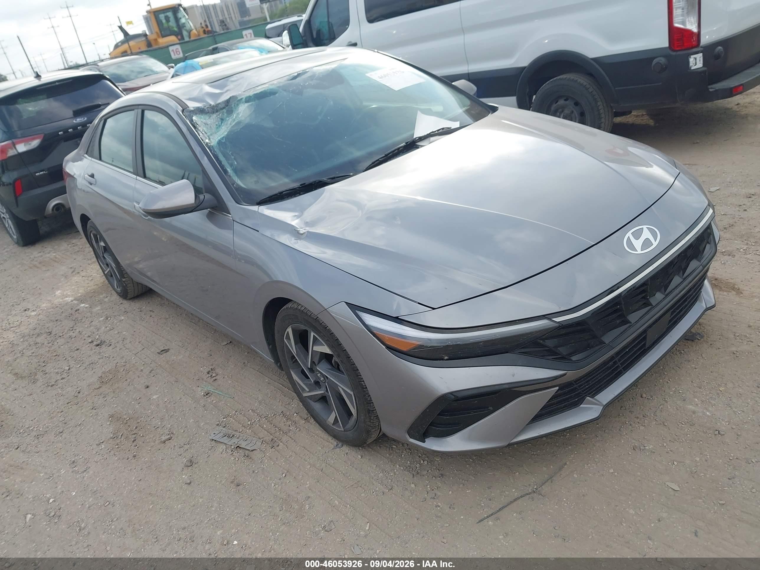 2025 Hyundai Elantra Sel Convenience Gray vin: KMHLS4DG6SU035929