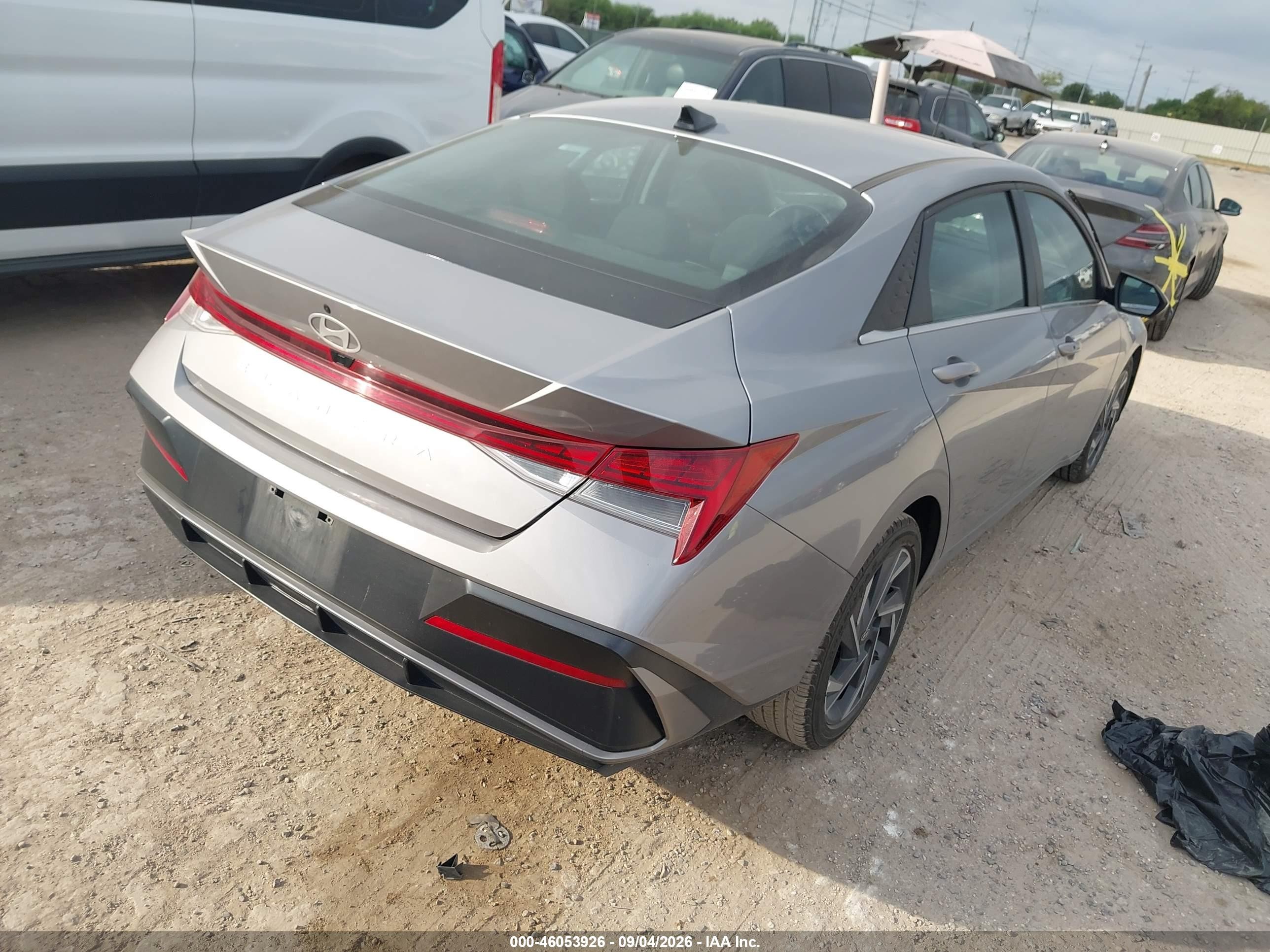 2025 Hyundai Elantra Sel Convenience Gray vin: KMHLS4DG6SU035929