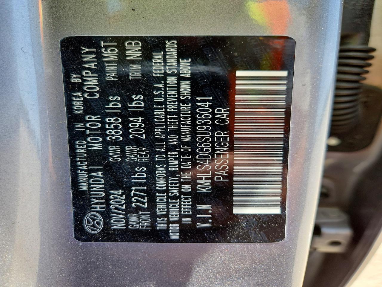 2025 Hyundai Elantra Sel Silver vin: KMHLS4DG6SU936041
