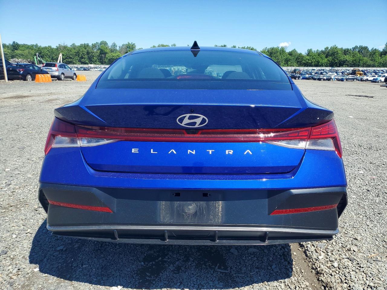 2024 Hyundai Elantra Sel Синий vin: KMHLS4DG7RU809275