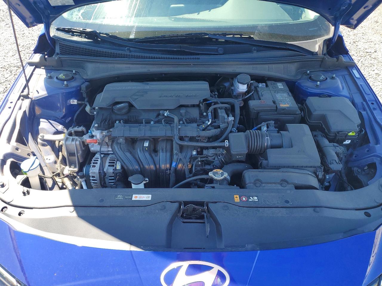 2024 Hyundai Elantra Sel Синий vin: KMHLS4DG7RU809275