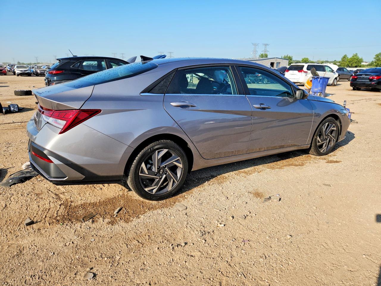 2025 Hyundai Elantra Sel Серебряный vin: KMHLS4DG7SU860653