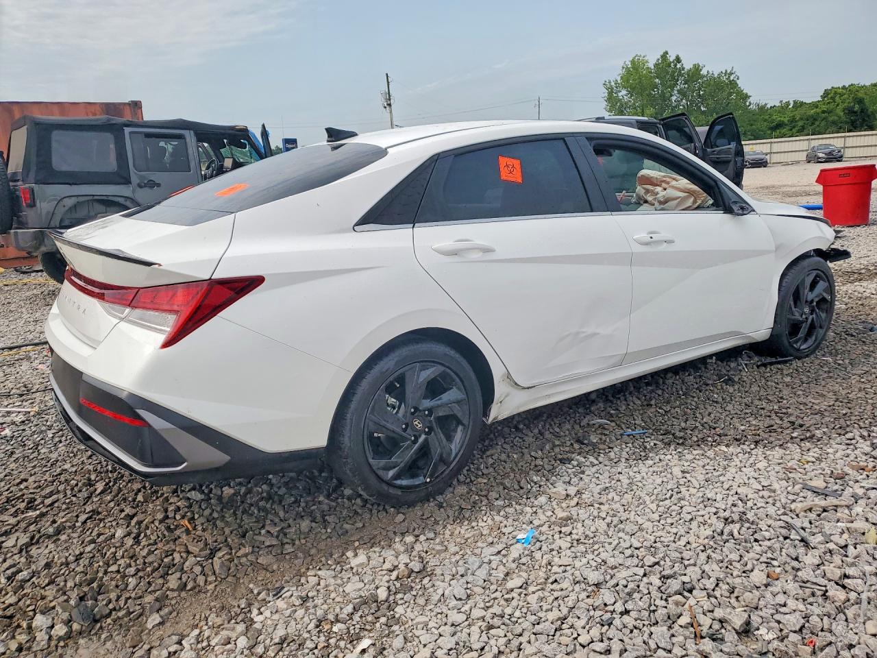 2026 Hyundai Elantra Sel Sport Premium Белый vin: KMHLS4DG7TU186358