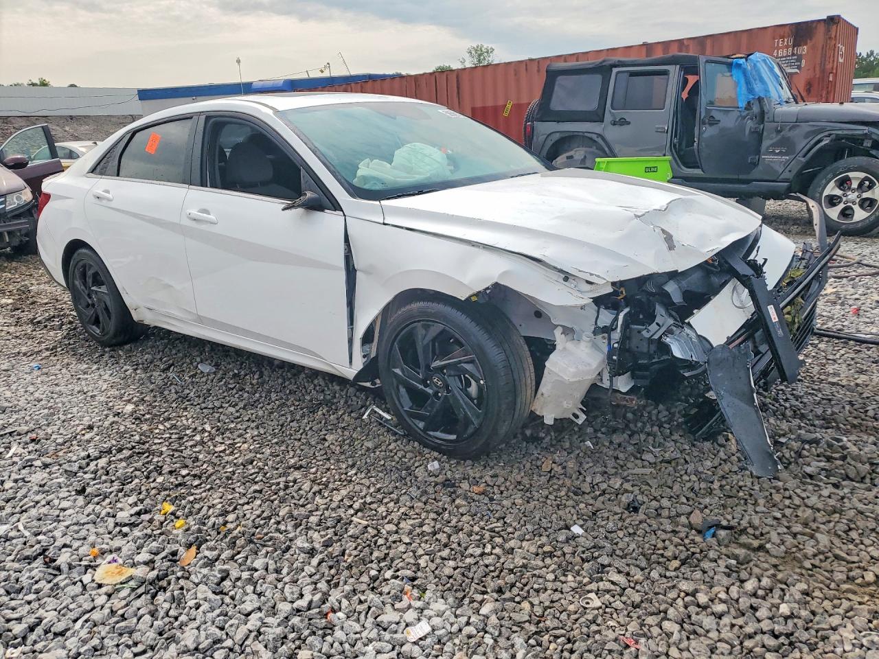 2026 Hyundai Elantra Sel Sport Premium Белый vin: KMHLS4DG7TU186358
